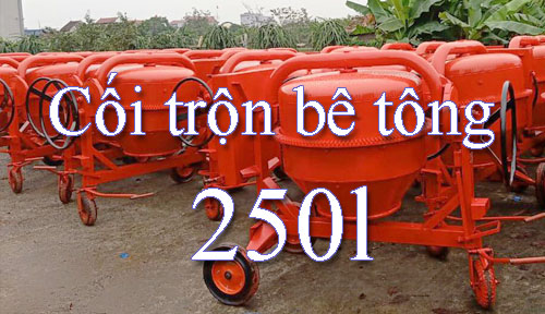 [Đã dùng] Review cối trộn bê tông 250l sau 2 năm sử dụng