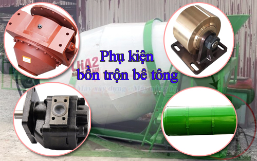 Phụ tùng xe bồn trộn bê tông và địa chỉ mua chất lượng, giá rẻ