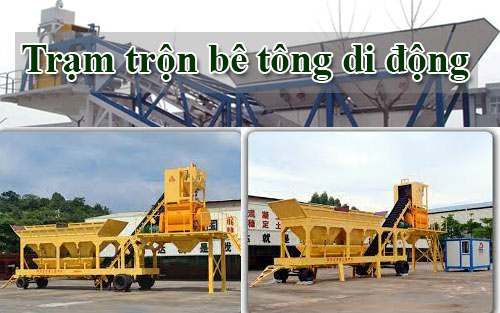 Thông tin về trạm trộn bê tông di chuyển chi tiết nhất